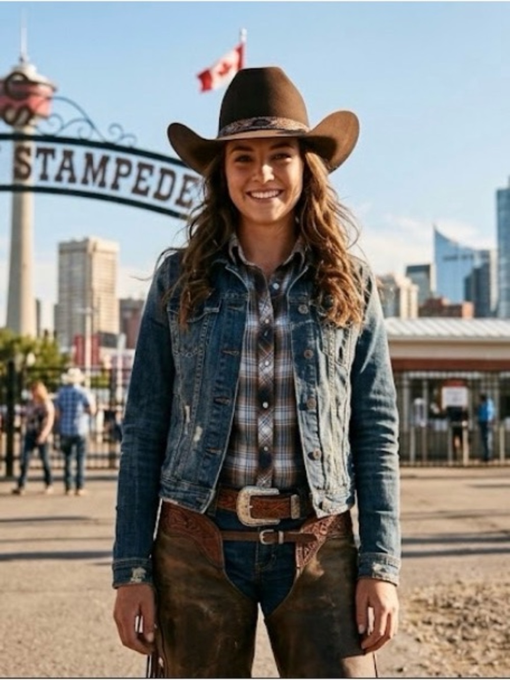 Women’s Brown Cowboy Hat - Classic Western Style